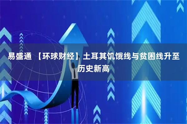 易盛通 【环球财经】土耳其饥饿线与贫困线升至历史新高