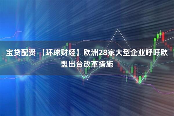 宝贷配资 【环球财经】欧洲28家大型企业呼吁欧盟出台改革措施