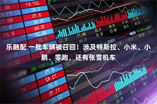 乐融配 一批车辆被召回！涉及特斯拉、小米、小鹏、零跑，还有张雪机车